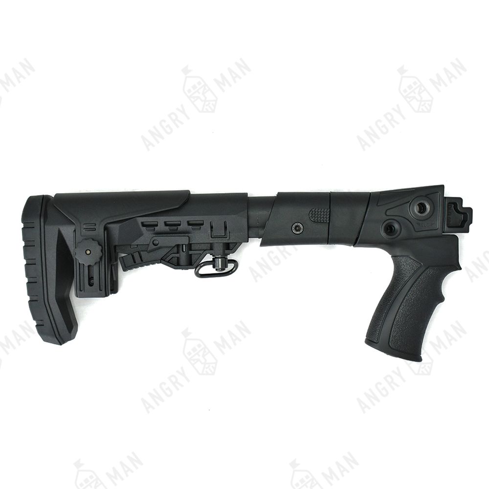 Комплект: Телескопический складной приклад на охотничью Сайгу, Atom, K.Arma