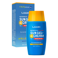 Солнцезащитный гель-крем для нормальной, сухой и чувствительной кожи с Гиалуроновой Кислотой SPF50 PA++++ L.Sanic Sun Expert Hyaluronic Acid Waterproof Cooling Sun Gel-Cream 50мл