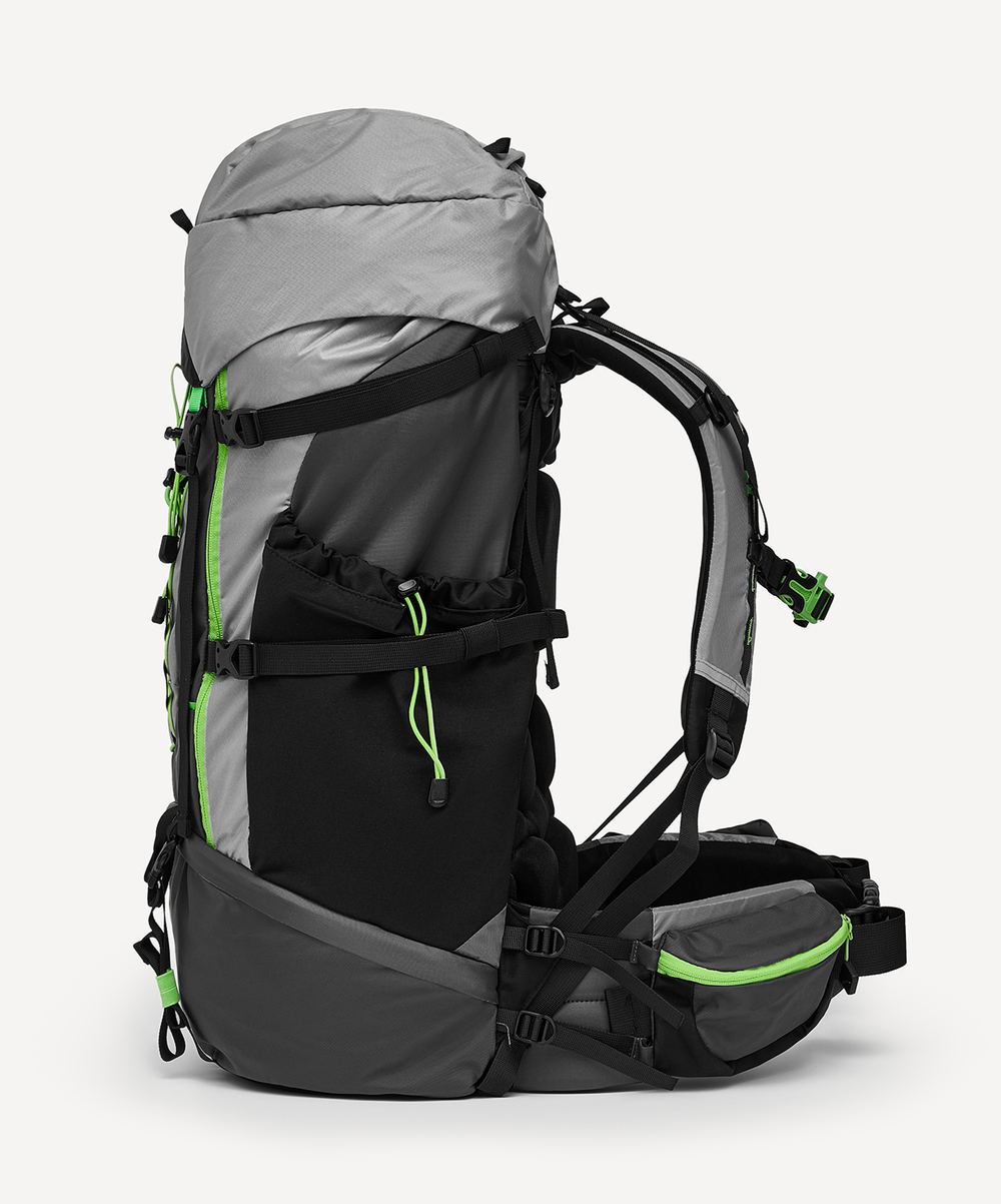 Рюкзак Hiking Ascent, серый, 55+10 л