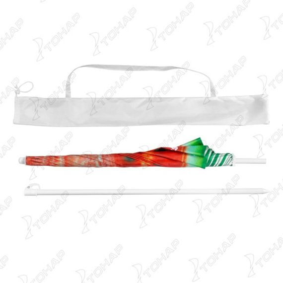 Зонт пляжный d 1,8м с наклоном Арбуз (19/22/170Т) NA-BU1907-180-W NISUS