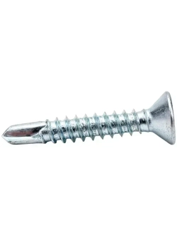 Саморез 4,2 х 19 со сверлом и потайной головкой, DIN7504Р, оц.( уп. 100 шт)