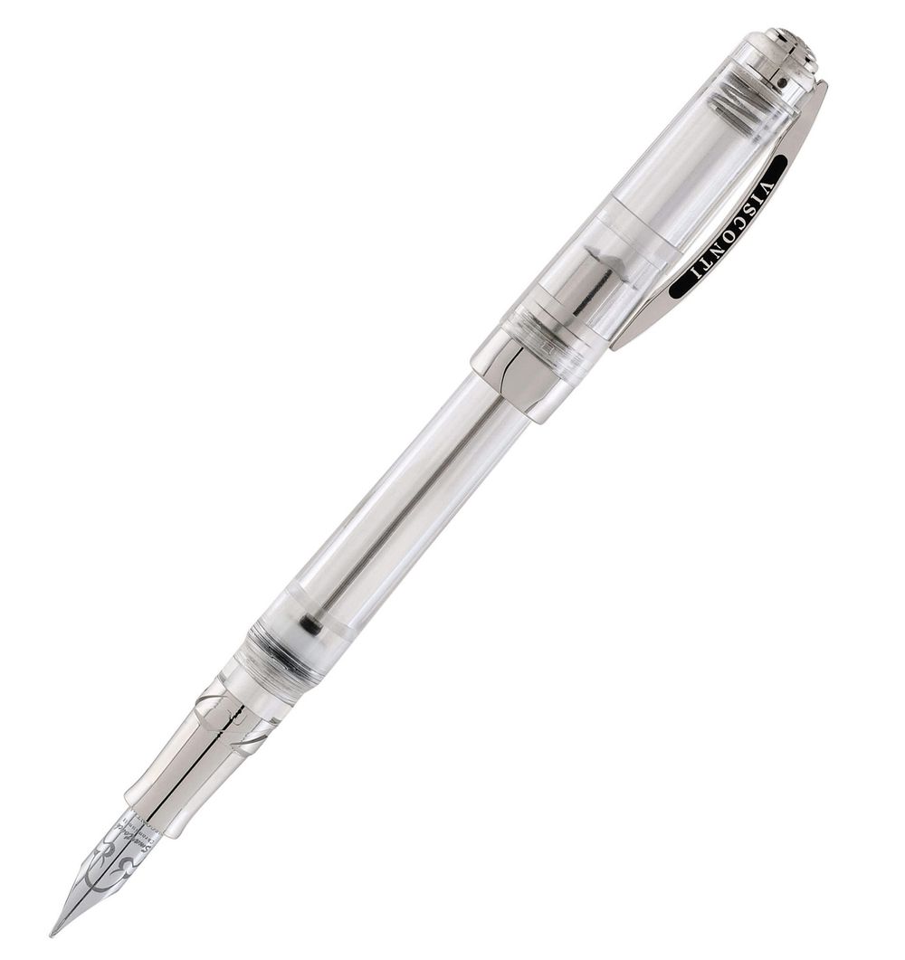Перьевая ручка Visconti Опера Демо Кристалл прозр см перо стал хром 18 F (Vs-651-00F)