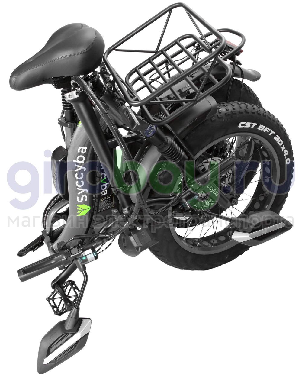 Электровелосипед Syccyba F11 Pro (48V/20Ah) - Серый обод фото №15