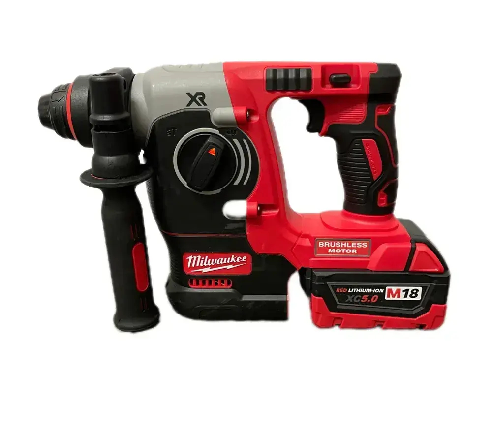 Аккумуляторный набор MILWAUKEE 4в1 шуруповерт+ушм+перфоратор+гайковерт 2 АКБ 18v 5.0 Ah