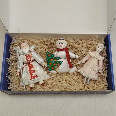 Набор ёлочных игрушек Новогодний №6