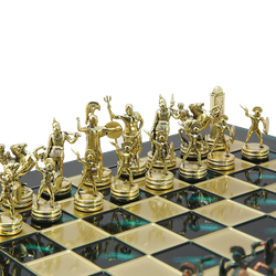 Manopoulos Шахматы подарочные "Троянская война"