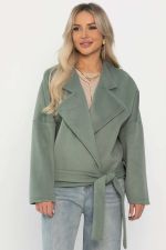 Пальто укороченное Хайт (фисташка) Б14339-7М LT Collection