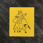 Бык №65 Санта на быке