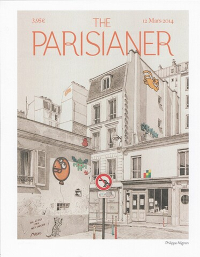 Постер журнала The Parisianer 12-03-2014, двойной