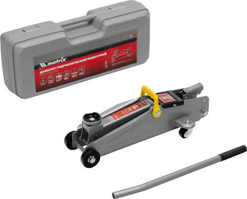 Домкрат подкатной 2т, 135-385мм Матрикс