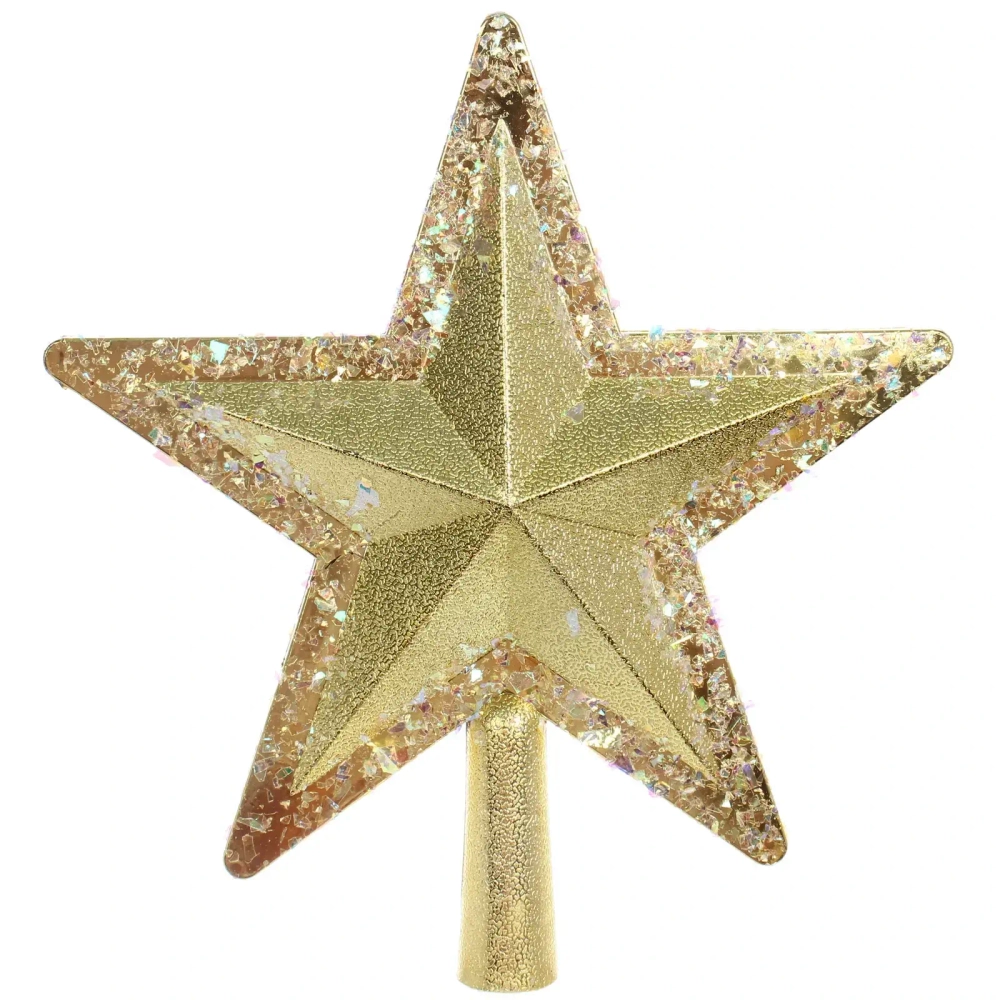 Звезда на елку «Волшебное сияние» 22*27 см, Золото