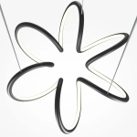 Подвесная люстра Maytoni CURVE MOD241PL-L60BK