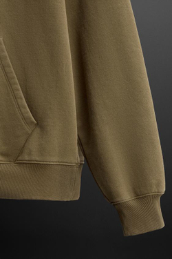 ZARA ТОЛСТОВКА С ПРИНТОМ, РЫЖЕВАТО-КОРИЧНЕВЫЙ