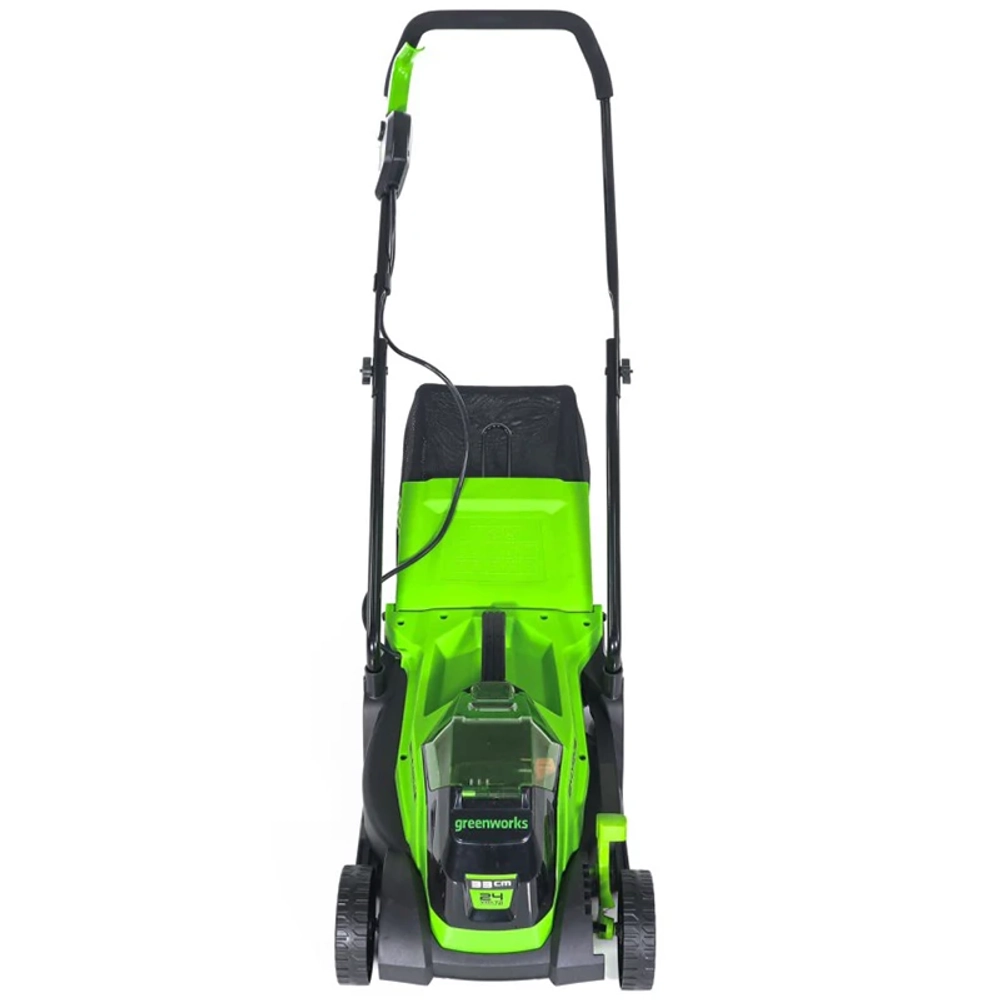 Аккумуляторная газонокосилка Greenworks GD24LM33K8 24В (1 x 8 Ач, ЗУ) нож 33 см, 2516107U8