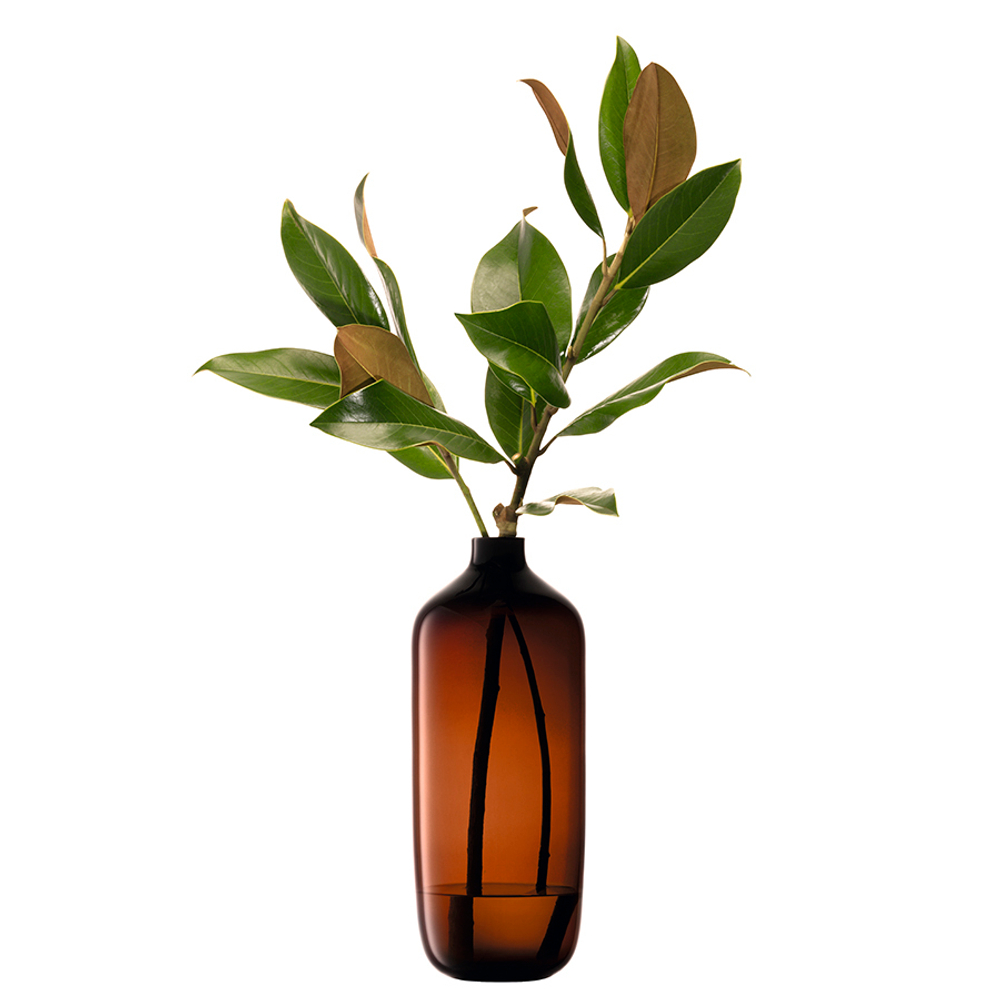 Ваза vessel, 38 см, коричневая
