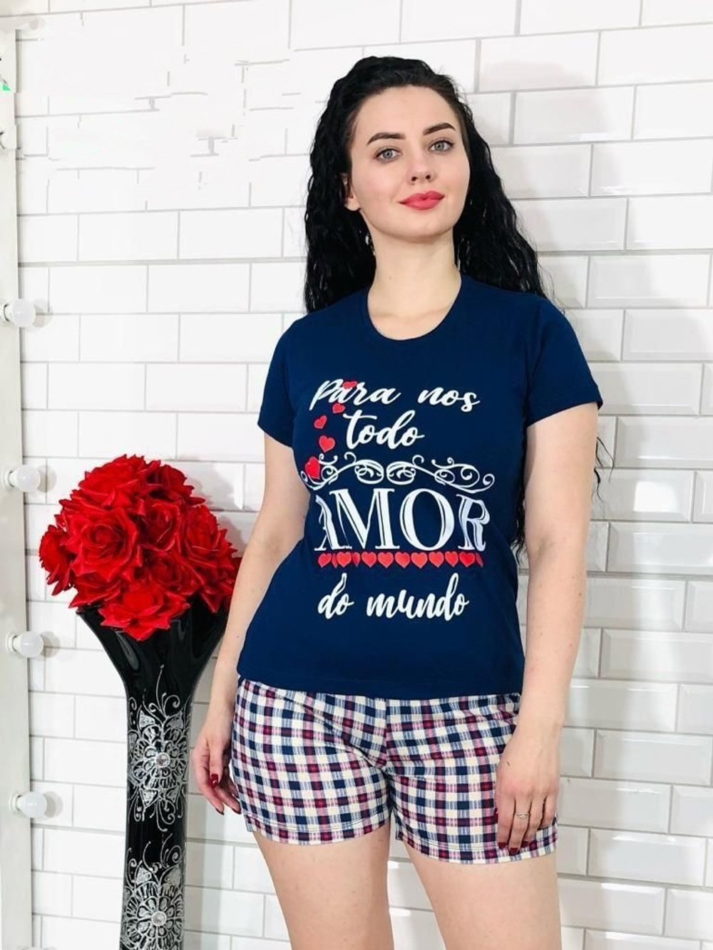 К/ж шорты+футболка П0005 велик