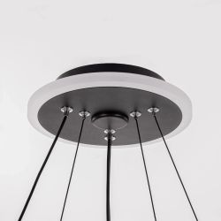 Citilux ТRIO CL215B061E LED Люстра подвесная с пультом Чёрная