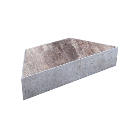 Тротуарная плитка ТРАПЕЦИЯ - Листопад гладкий Хаски