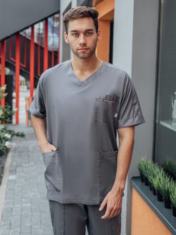 Медицинский костюм мужской Медис с коротким рукавом