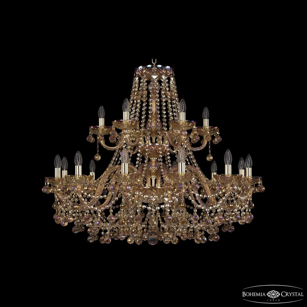 Подвесная люстра Bohemia Ivele 1409/12+6/360/2d G M777