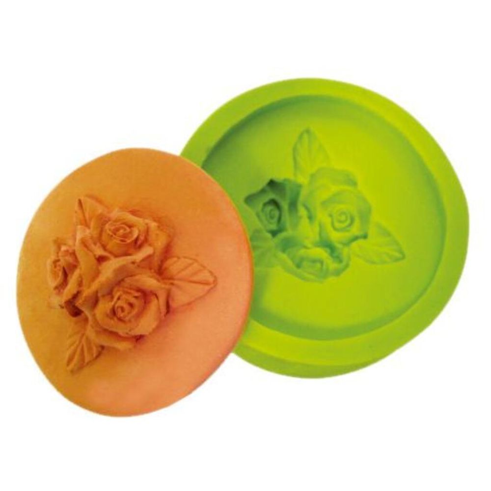 Форма кондитерская "Розы" d 7*2 см (3,5 см) силикон P.L.