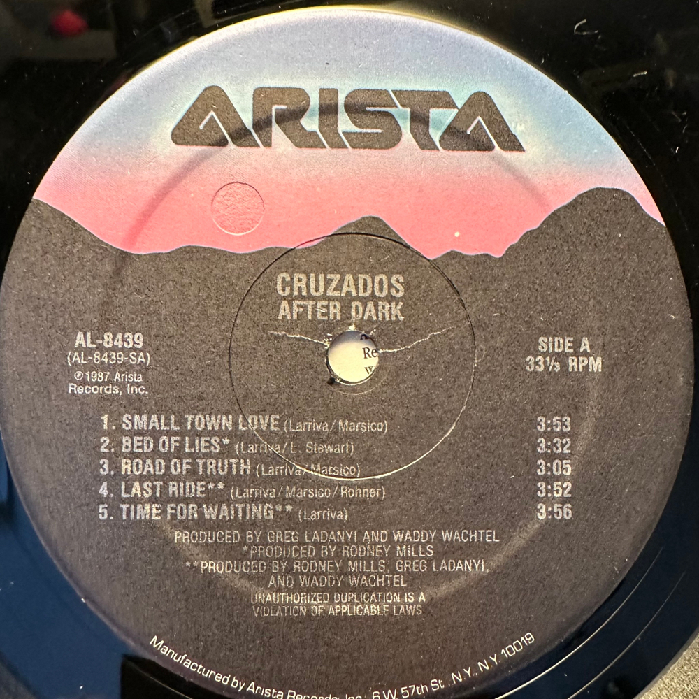 Cruzados ‎– After Dark (США 1987г.)