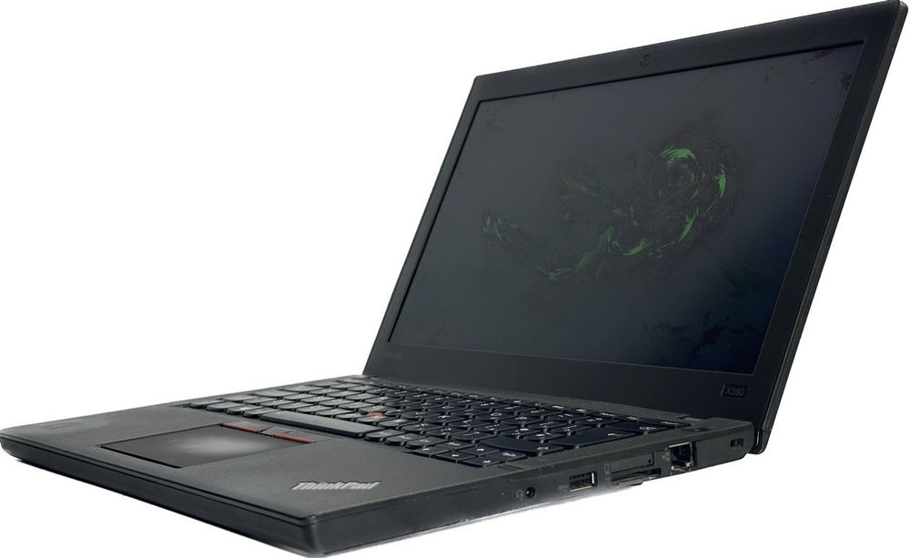 12.5" Уценённый ноутбук Lenovo ThinkPad X260 (1366x768, Intel Core i5-6300U, RAM 4ГБ, SSD 128ГБ, Intel HD Graphics 520, Win 10Pro)