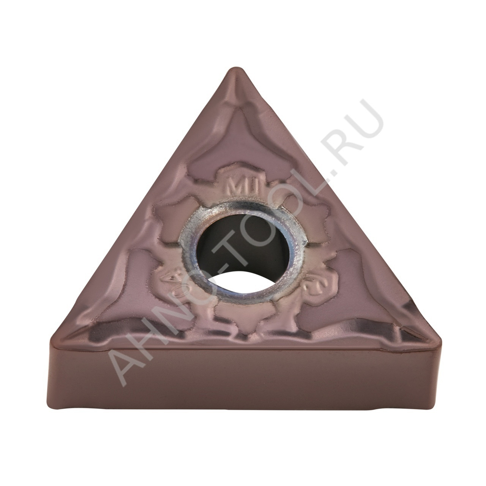 Пластина твердосплавная ISO TNMG160404-MJ APM428L AHNO по жаропроч. и нерж.стали, получистовая