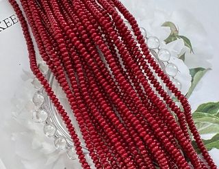 "Жемчуг" 4,5мм, "Майорка. Имитация", рондель (винный цвет)