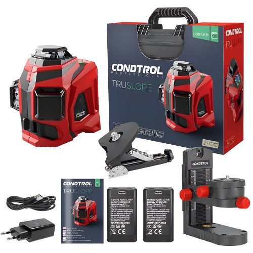 Лазерный уровень CONDTROL XLiner TruSlope   1-2-424