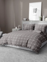 Комплект постельного белья евро-стандарт SQUARE CLASSIC, 100% хлопок