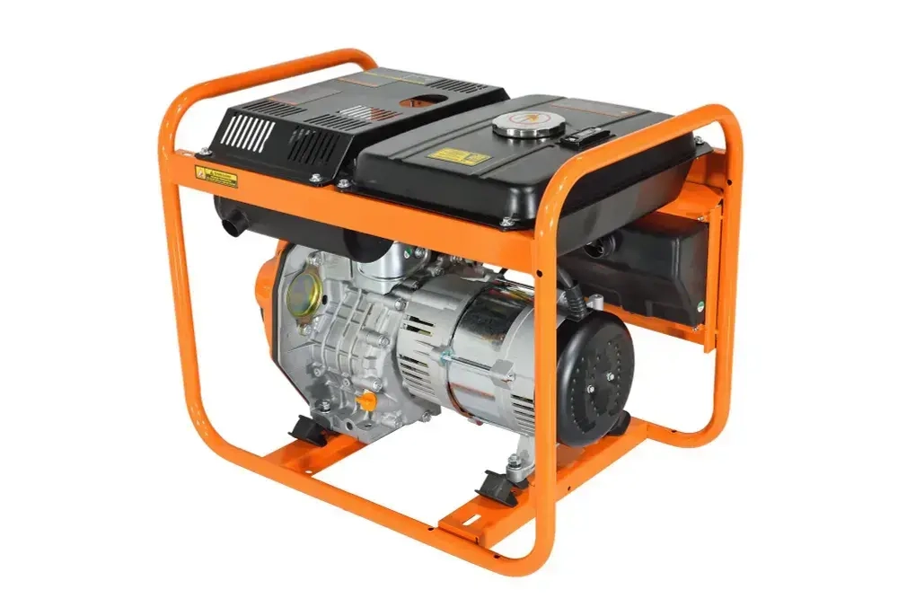 Генератор дизельный CARVER PPG - 5000D (LT-178F, 3.3/3.6 кВт, 220 В, бак 12.5 л, медь) Бензогенератор / резервное питание