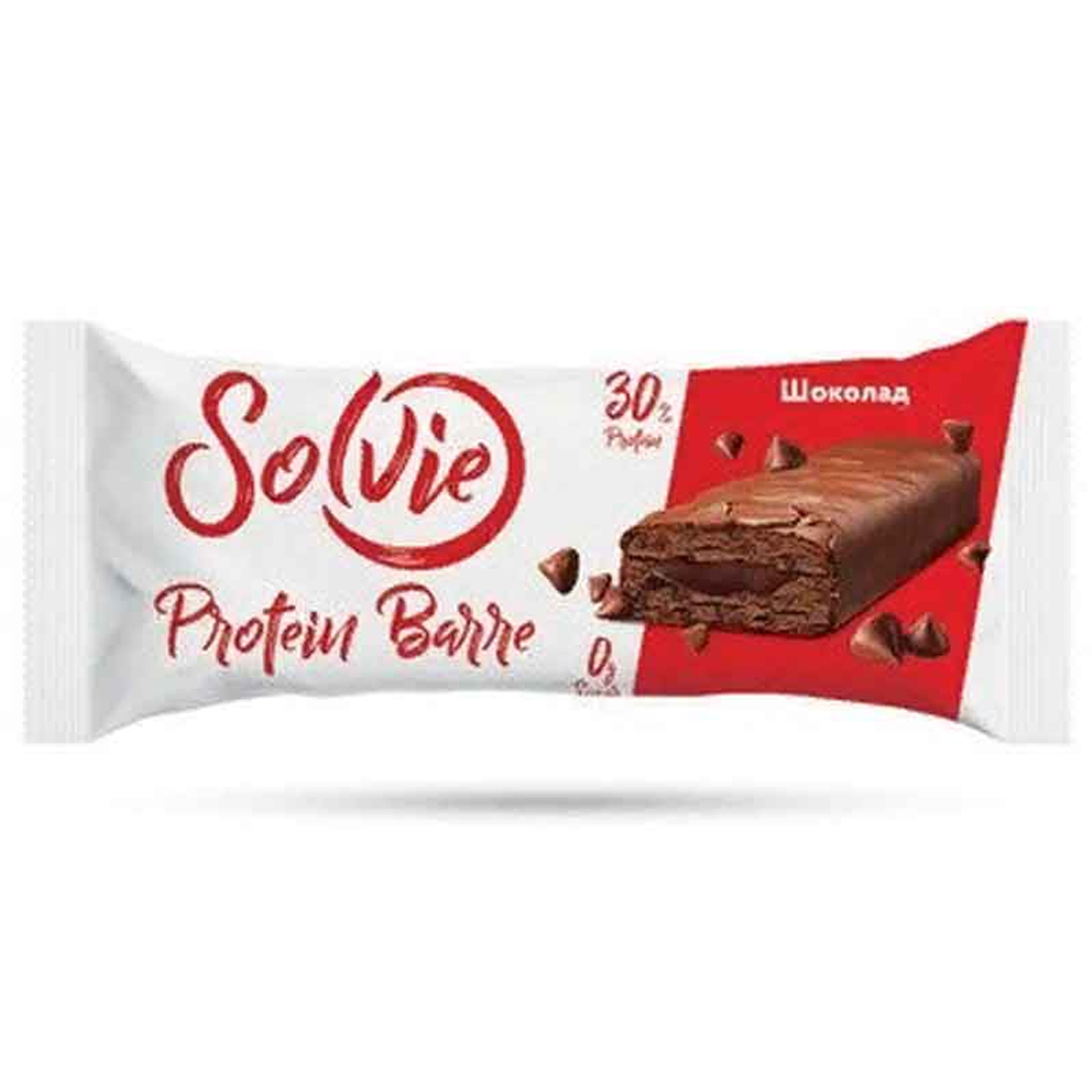 Solvie Protein Barre Протеиновый батончик глазированный с начинкой (50 гр.)