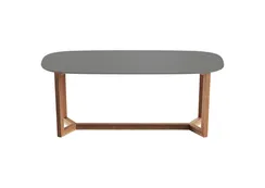 Стол обеденный Cross 2 200*95 см (серый, бук)