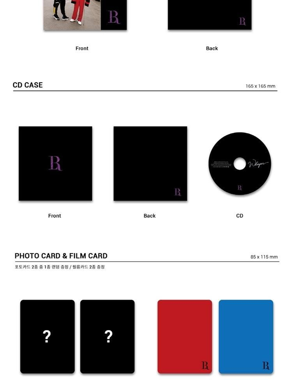 Альбом VIXX LR - WHISPER 2nd Mini Album
