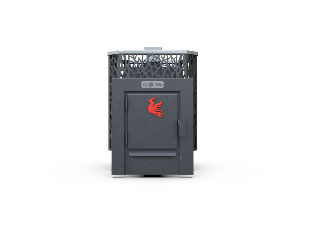 Банная печь Душа- 15 Сетка Древо Закрытая Каменка