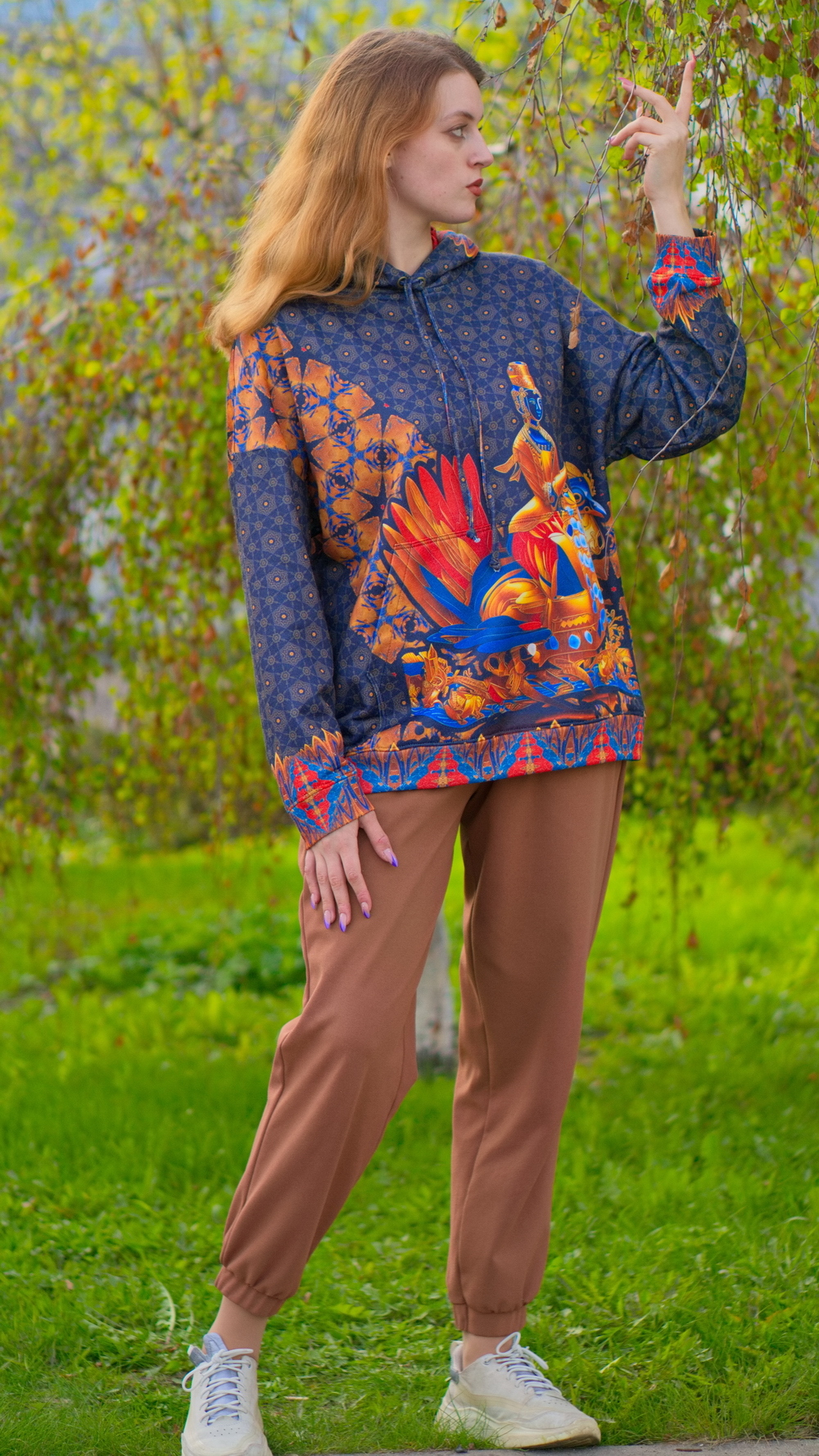 Худи «Дама с кавалером» (серия "Русский лубок")