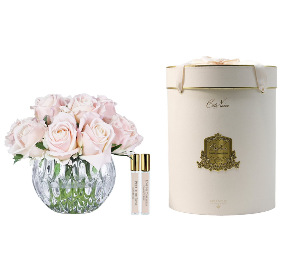 Букет ароматический Cote Noire Luxury Round Mixed Pink Rose Buds