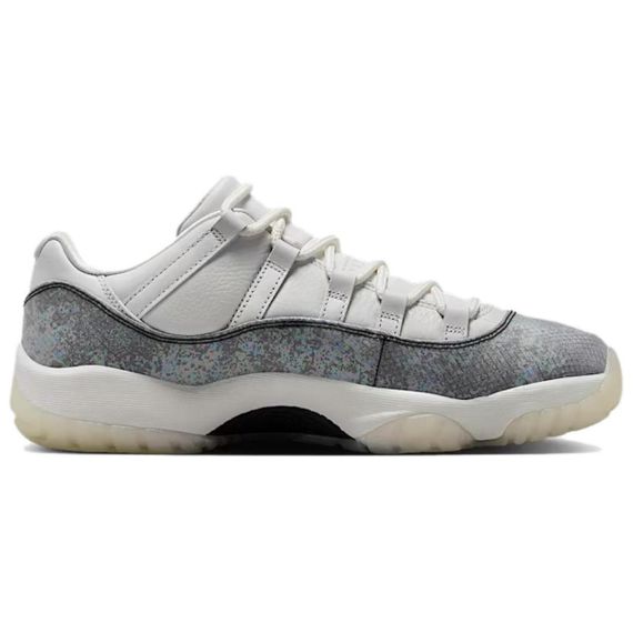 Jordan Air Jordan 11 Винтажные баскетбольные мячи Низки Белые Летающие Черные Мужские