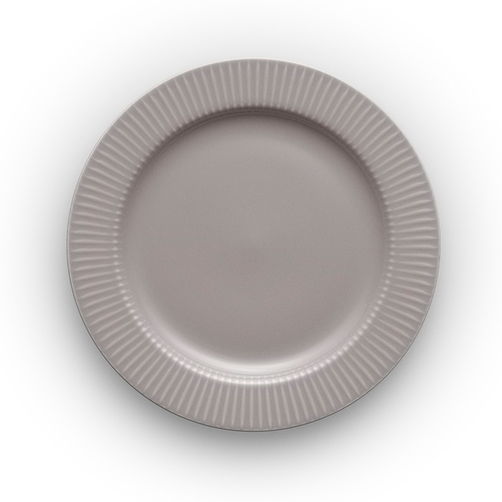 Тарелка круглая legio nova d19 см серая