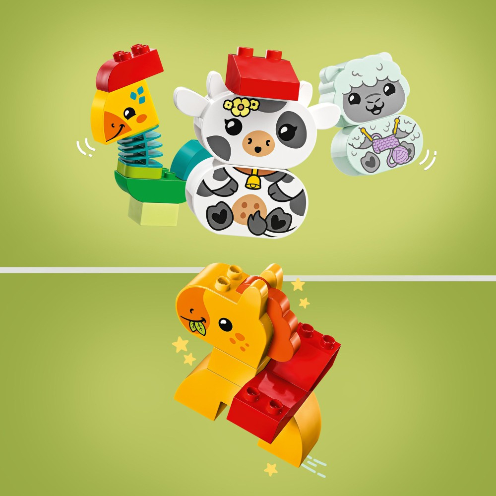 Конструктор LEGO DUPLO 1846 10412 Первый поезд с животными — фото 9