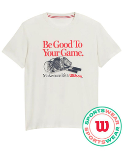 Мужская теннисная футболка Wilson Easy Street - белый