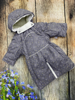 Комбинезон-трасформер детский 2в1 "Принц" , модель: 72-18 (Цвет: Т. брусника, Размер: 80)