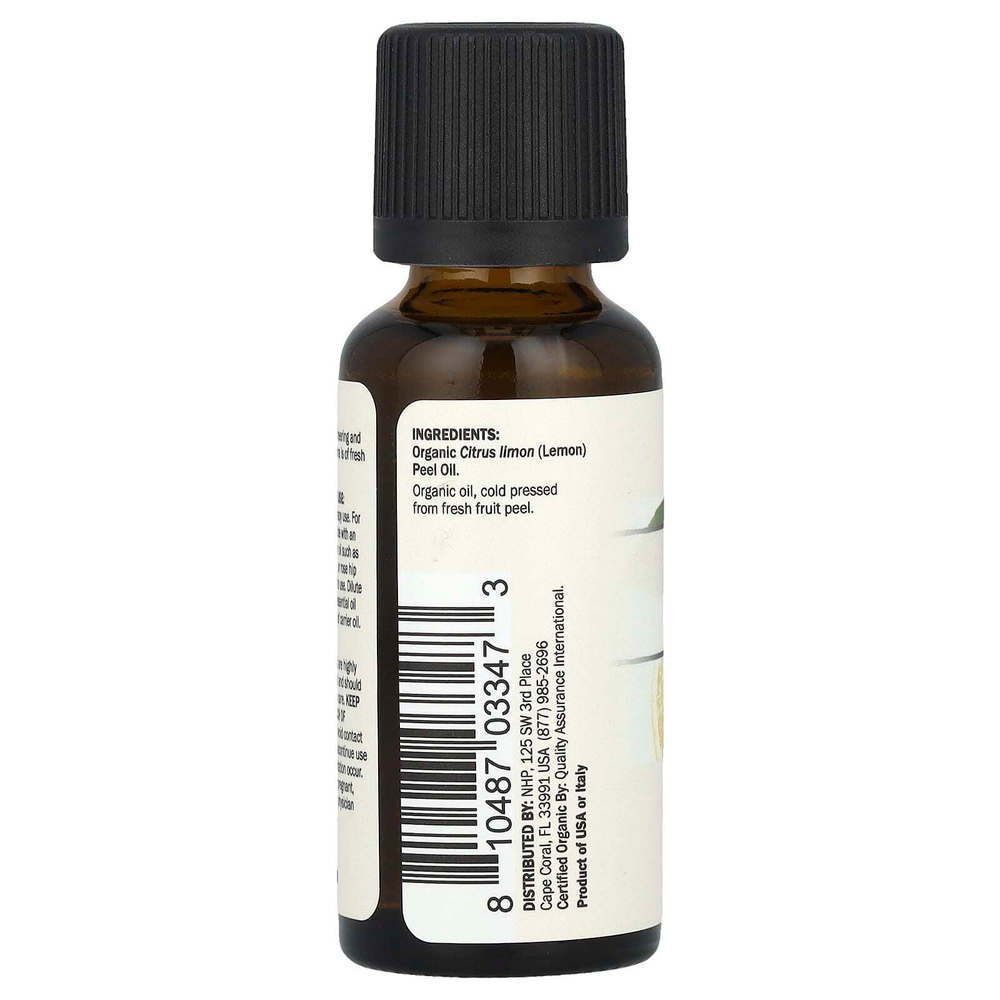 Dr. Mercola, Органическое эфирное масло лимона, 30 мл (1 жидк. унц.)
