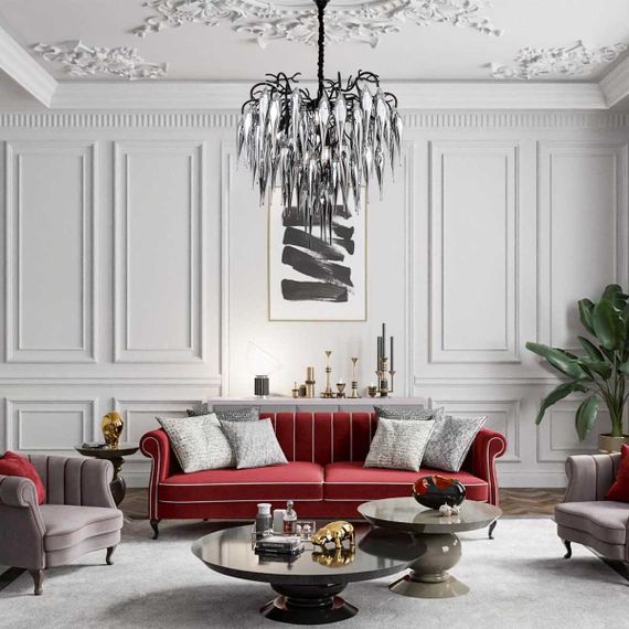 Подвесная люстра Modelux Modestyle MS.2115.800 BK