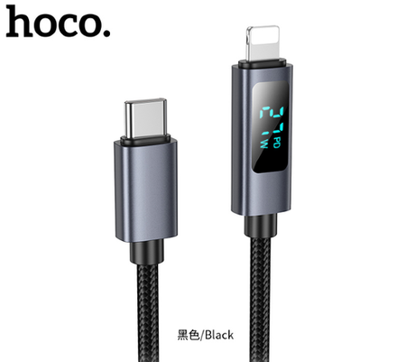 Кабель HOCO X112 Favor PD charging data cable with display iP