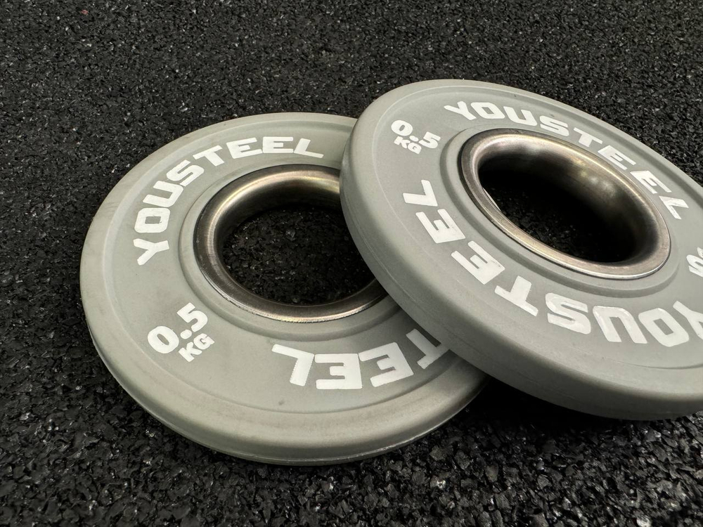 Малый диск 0.5 кг полиуретановый, серый