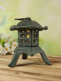 Iron Garden Декоративный фонарь Ступа под свечу для дачи