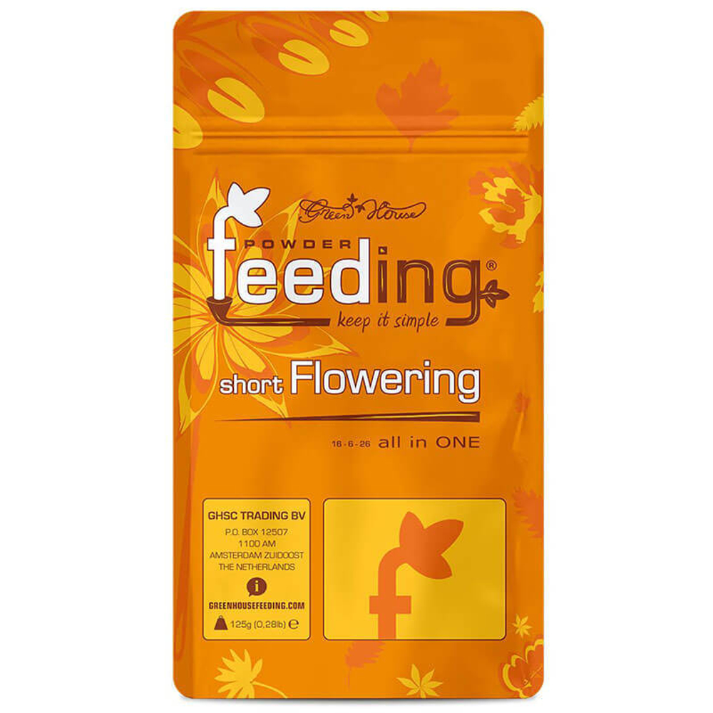 Минеральное удобрение Green House Powder Feeding Short Flowering 125 г