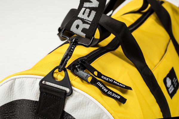 Сумка спортивная Duffel Желтая - фото 7